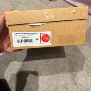 Christian Louboutin black heels